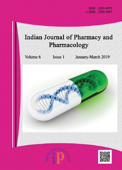 Indian Journal Of Pharmacy And Pharmacology