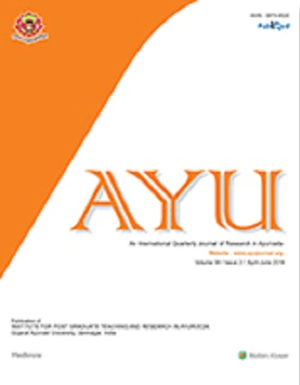 AYU An International Quarterly Journal of Research in Ayurveda