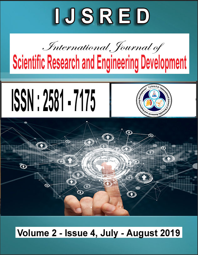 International Journal of Scientific Research and Engineering Development