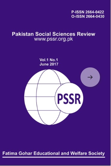 Pakistan social sciences review