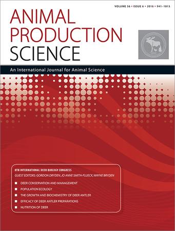 🏆 Animal Production Science | Impact Factor | Indexing | Acceptance rate |  Abbreviation - Open access journals