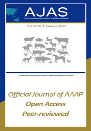 🏆 Asian Australasian journal of animal sciences | Impact Factor | Indexing  | Acceptance rate | Abbreviation - Open access journals
