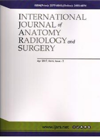 International Journal of Anatomy Radiology and Surgery