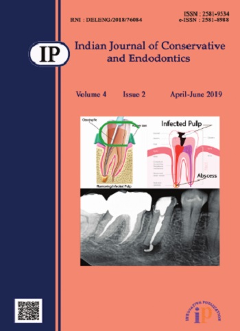 IP Indian Journal of Conservative and Endodontics