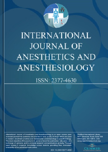 recent research articles in anesthesiology