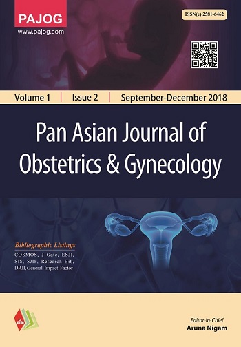 Pan Asian Journal of Obstetrics and Gynecology