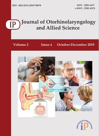 IP Journal of Otorhinolaryngology and Allied Science