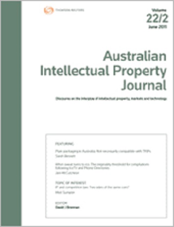 Australian Intellectual Property Journal