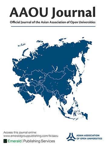 Asian Association of Open Universities Journal