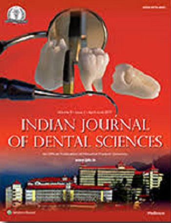 Indian Journal of Dental Sciences