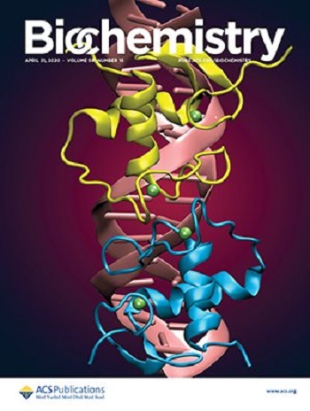 Cover of a recent issue of the journal Biochemistry