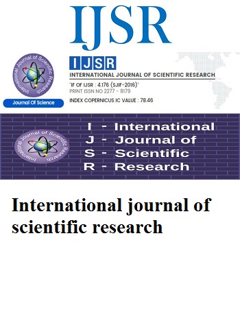 🏆 International journal of scientific research | Impact Factor | Indexing  | Acceptance rate | Abbreviation - Open access journals