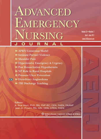 Advanced emergency nursing journal