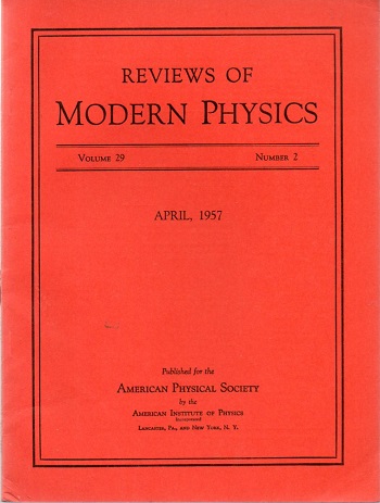 desinfectante Casi muerto sobresalir 🏆 Reviews of Modern Physics | Impact Factor | Indexing | Acceptance rate |  Abbreviation - Open access journals
