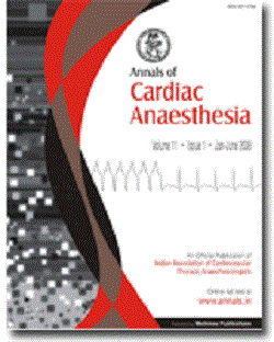 Annals of Cardiac Anaesthesia