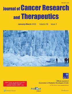 Journal of Cancer Research and Therapeutics