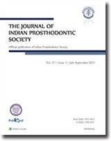 The Journal of Indian Prosthodontic Society