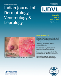 Indian Journal of Dermatology Venereology and Leprology