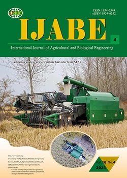 International Journal of Agricultural and Biological Engineering