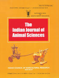 Indian Journal of Animal Sciences
