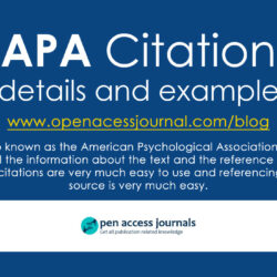 What is APA Citation and Example - 2023 4 APA Citation details and example