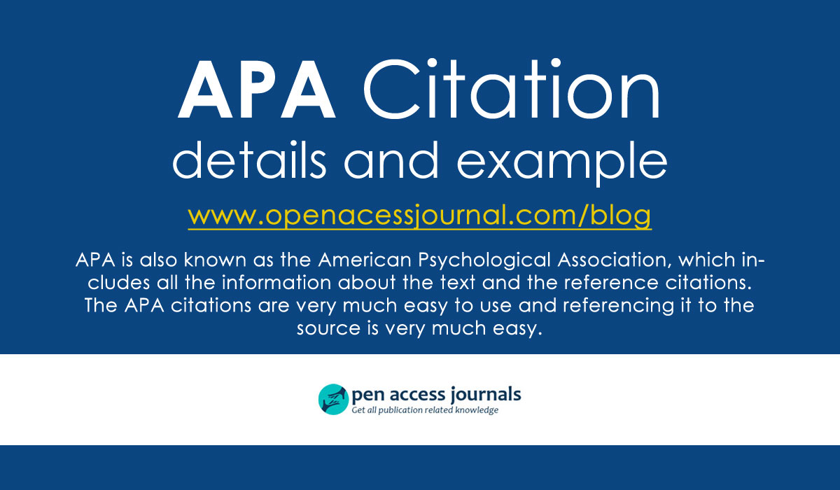 Easy apa citation discount