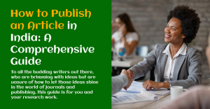 How to Publish an Article in India