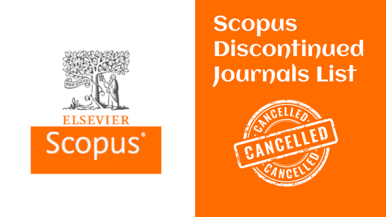 Scopus Discontinued Journals List