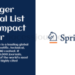Springer Journals List with Impact Factor