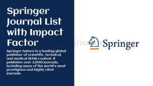 Springer Journals List with Impact Factor